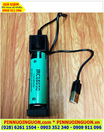 Bộ sạc Pin 18650 TLP-USB1U Kèm 1 pin sạc ICR18650 4.2v 4200mAh /Máy sạc cổng USB |CÒN HÀNG